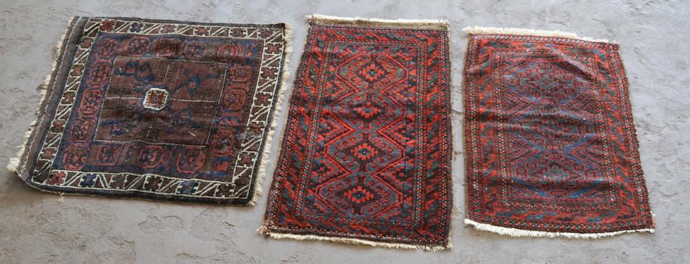 Collection Three Antique Persian Tribal Carpets (1 of 3)