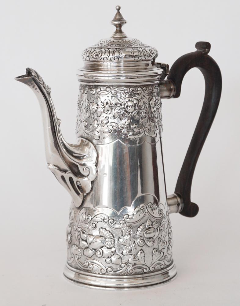 George III Silver Tea Pot by Charles Hougham (1 of 2)