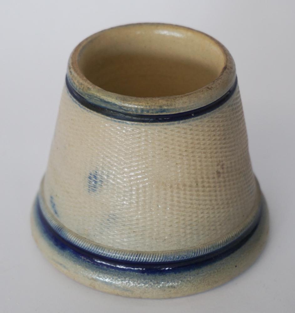 Antique Salt Glass Match Safe & Strike (1 of 2)