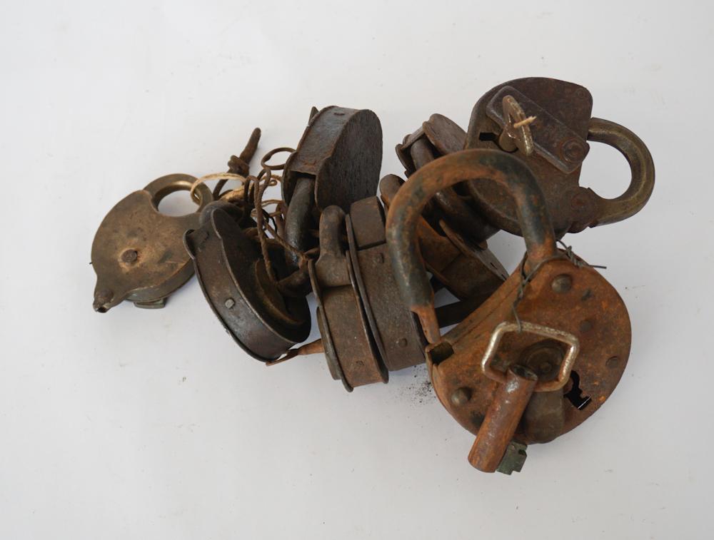 Collection of Antique Locks (1 of 1)