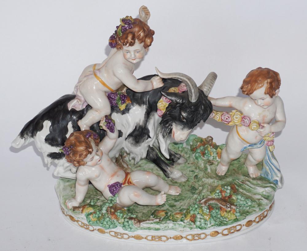 Antique Scheibe German Porcelain Figural Piece (1 of 3)