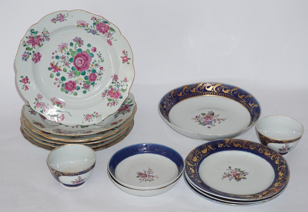 Two Sets Antique English Porcelain & Pearlware (1 of 1)