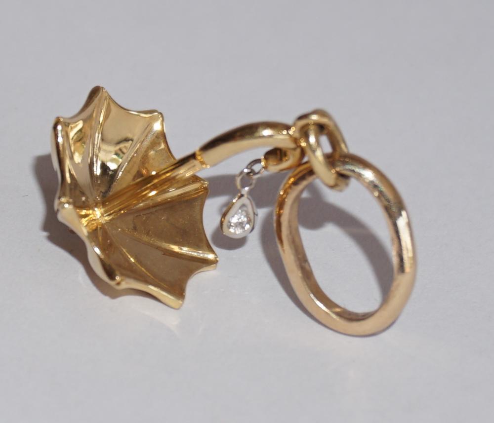 18k Gold & Diamond Charm Pendant by Tiffany & Co (1 of 2)