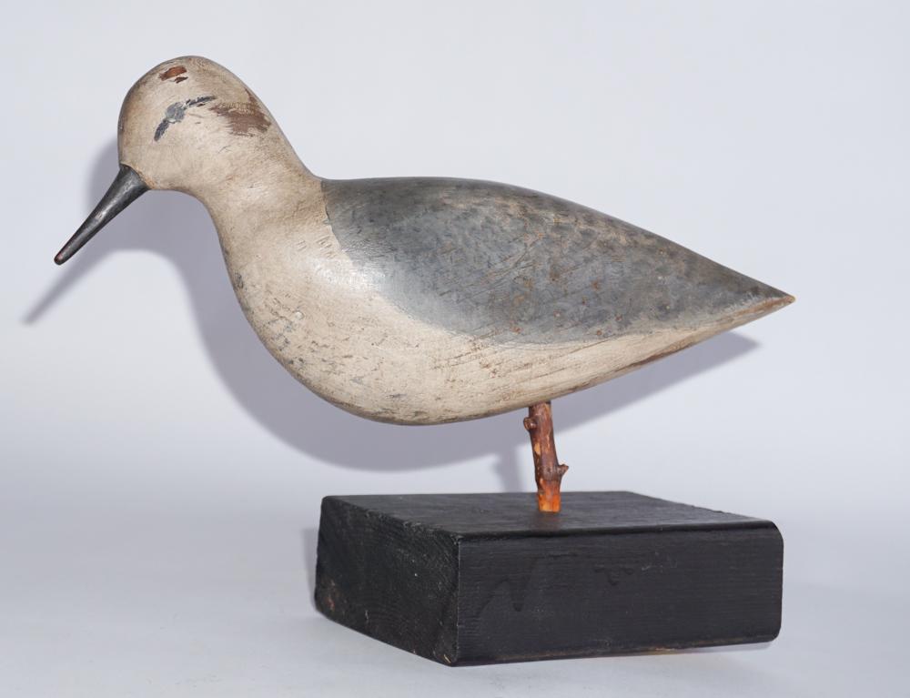 Antique Carved & Painted Shorebird Decoy (1 of 2)