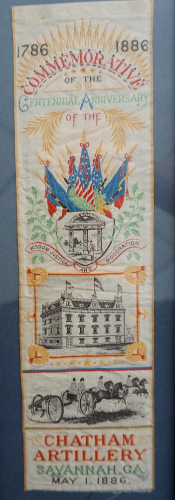 Fine Stevengraph Silk Picture of Savannah Interest (1 of 1)