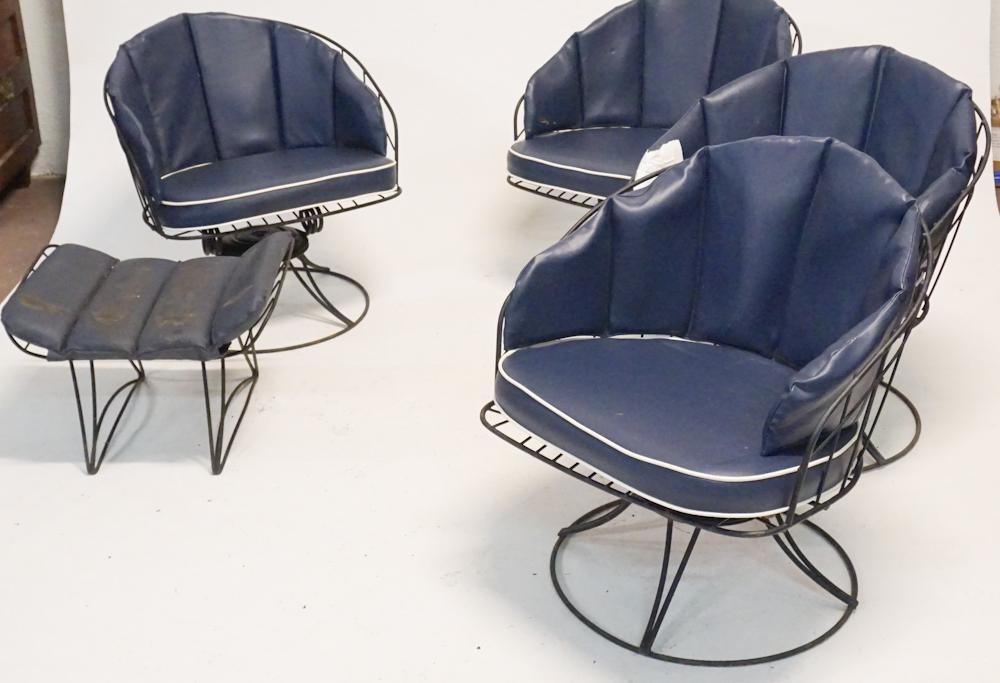 Set Mid Century Modern Outdoor Metal Furniture (1 of 4)