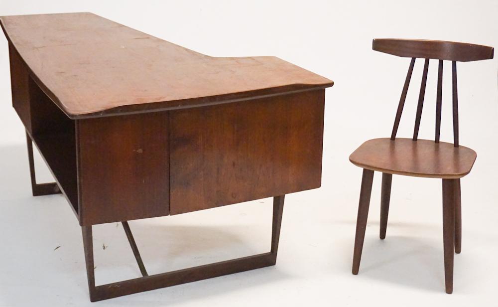 Danish Modern Teak Desk & Chair by Frem Rojle (1 of 10)