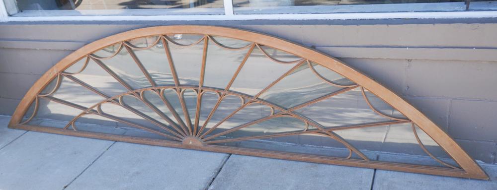 Two Antique Arched Architectural Window Valances (1 of 2)