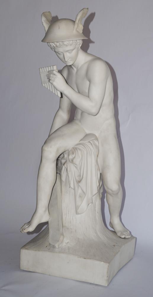 Parian Porcelain Mercury after Bertel Thorvaldsen (1 of 2)
