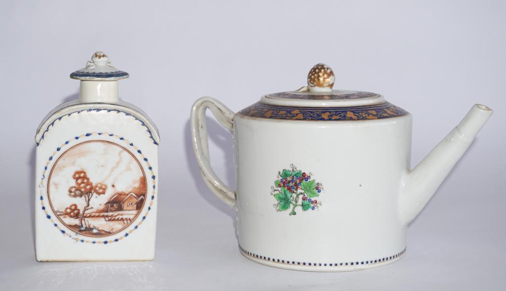 Two Antique Chinese Export Porcelain Pieces (1 of 2)