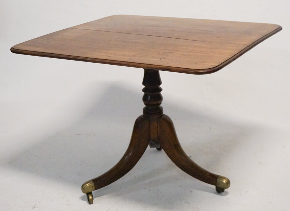 British Regency Mahogany Tilt Top Breakfast Table (1 of 3)