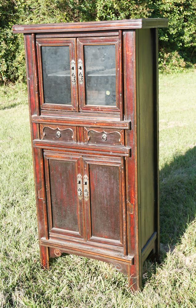 Antique Chinese Carved Altar Cabinet (1 of 4)