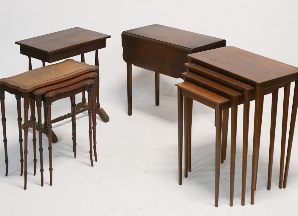 Collection Four Vintage & Antique Side Tables (1 of 5)