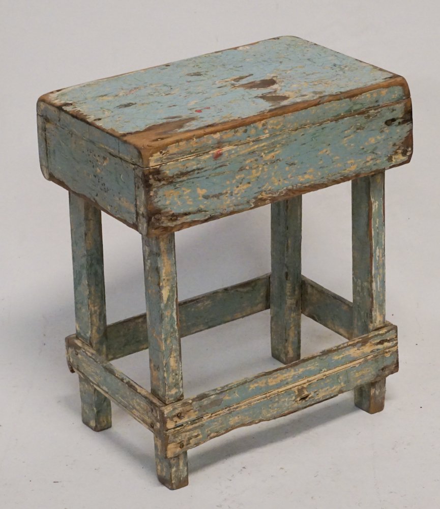 Antique Country Painted Side or Workman (1 of 4)