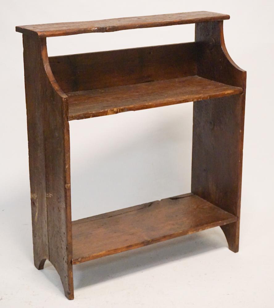 Antique Backcountry StepBack Crock or Bucket Bench (1 of 3)