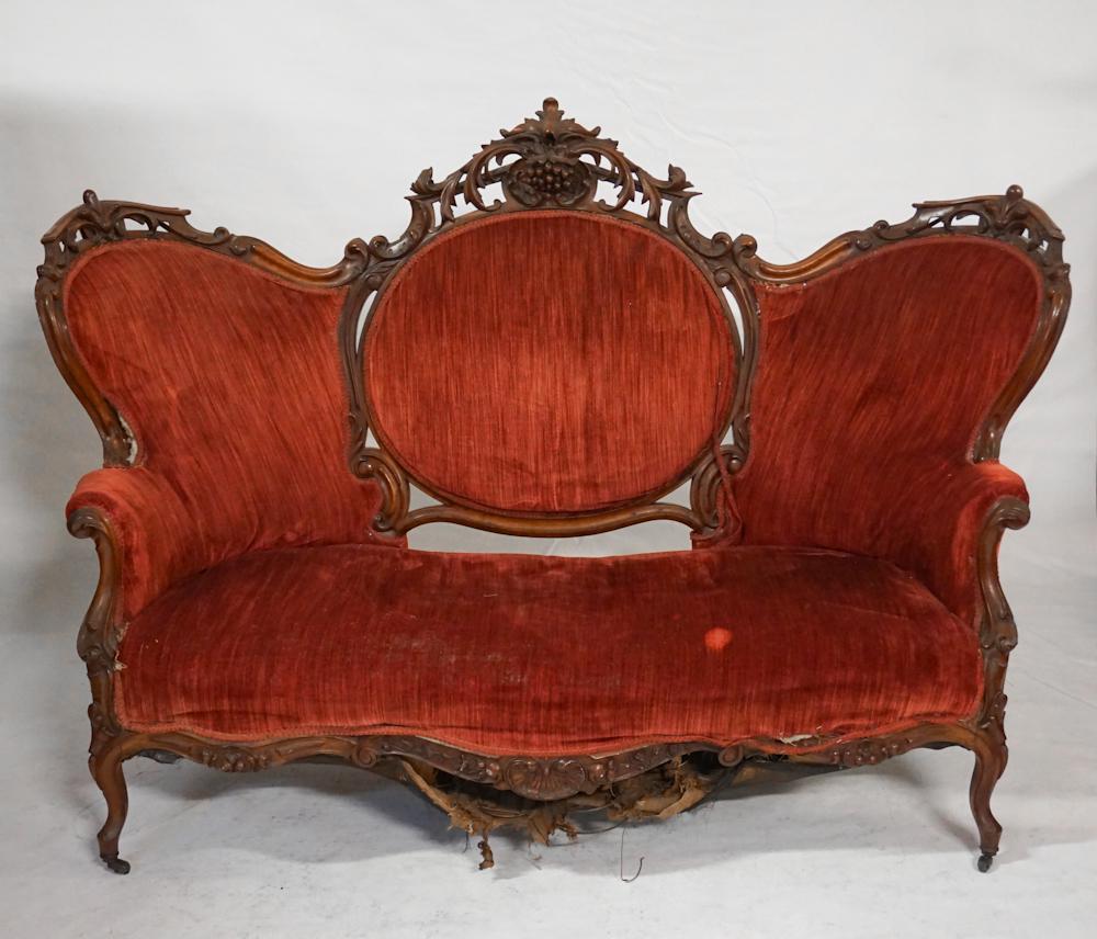 American Rococo Revival Parlor Suite (1 of 6)