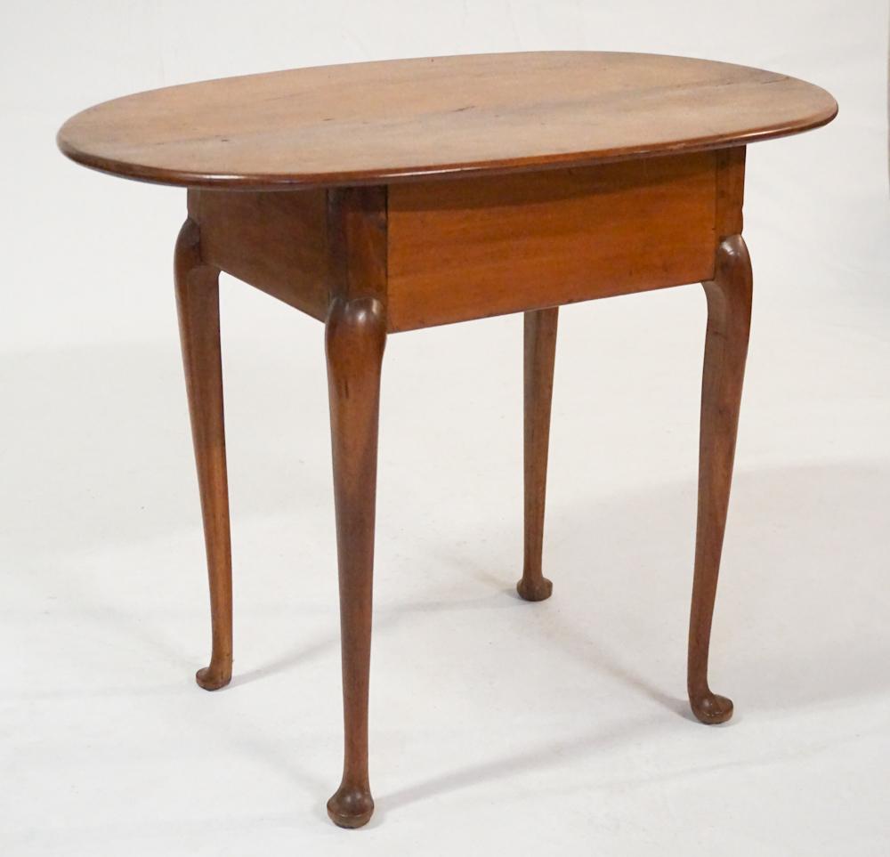 Period American Queen Anne Cherry Tea or SideTable (1 of 2)