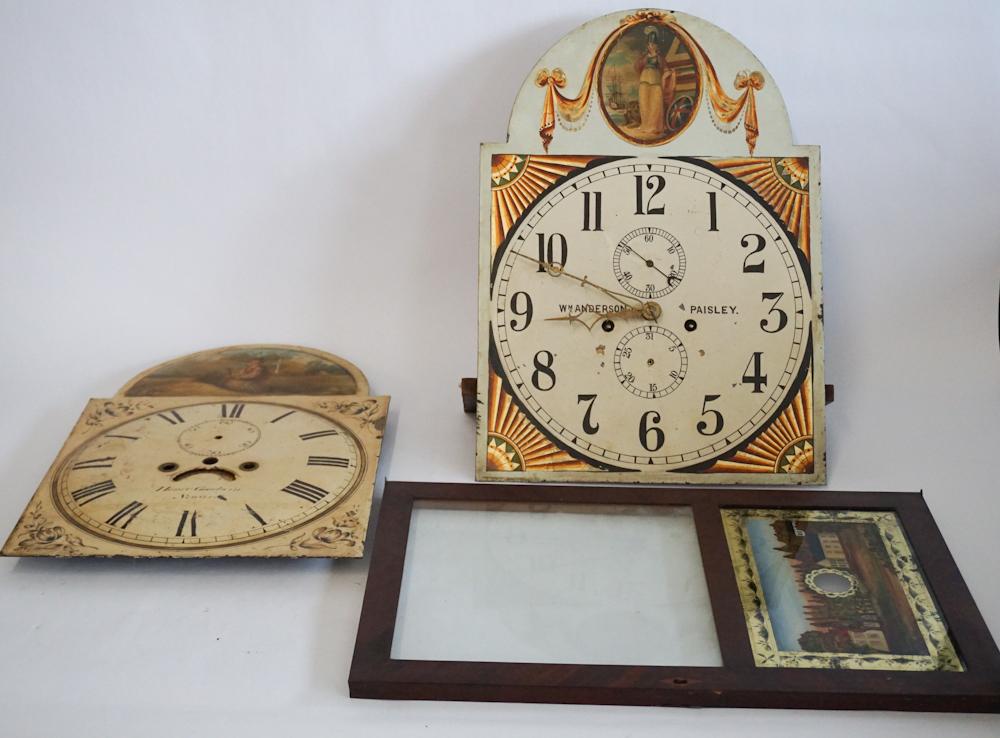Collection Handsome Decorated Antique Clock Parts (1 of 6)