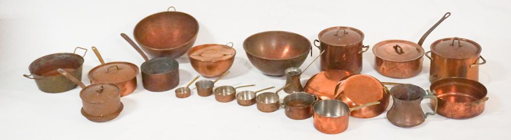 Collection Antique & Vintage French CopperCookware (1 of 6)