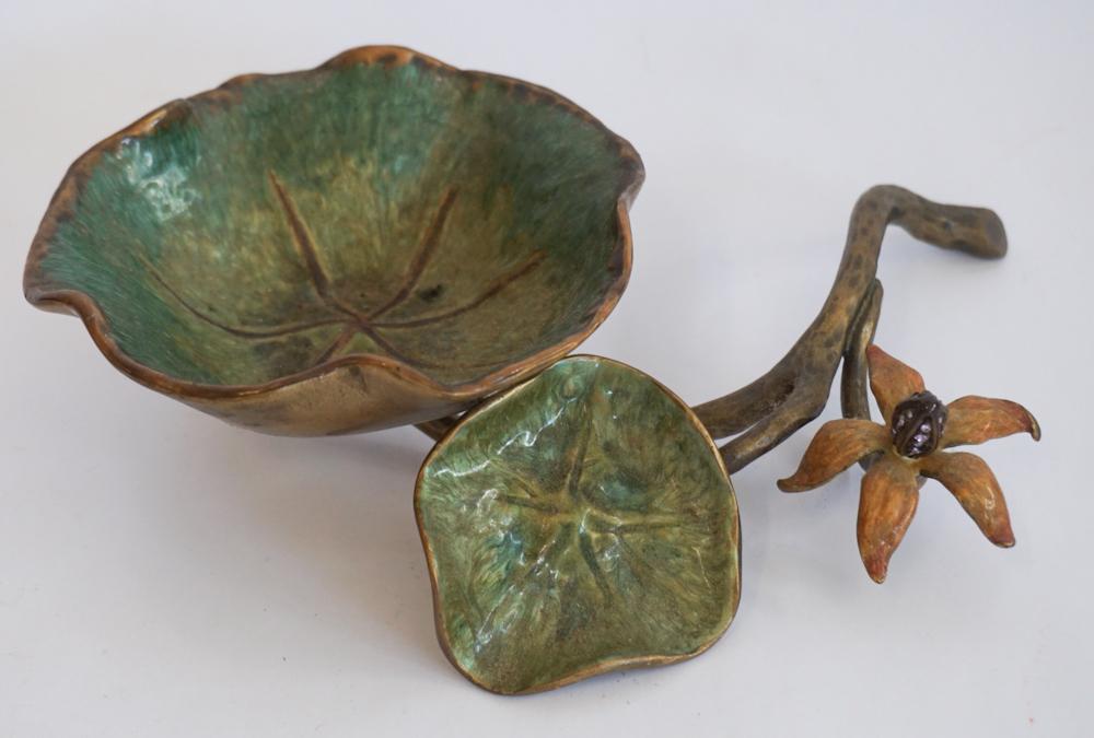 Jay Strongwater Enameled Bronze & Jeweled Bowl (1 of 3)