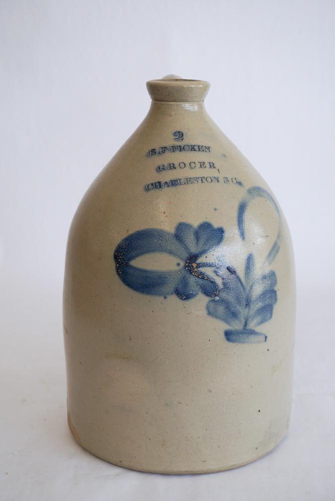Charleston, SC Stoneware Merchant Jug (1 of 4)