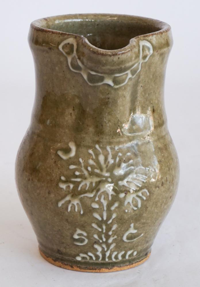 Stoneware Decorated Pitcher by Steven Ferrell (1 of 3)