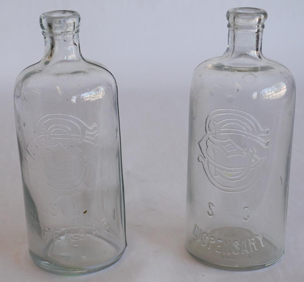Two Cylinder Monogram SC Dispensary Bottles (1 of 1)