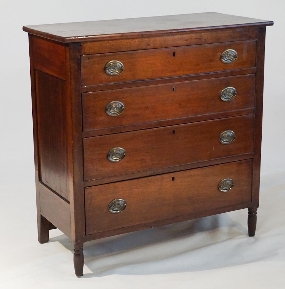 Southern Federal Walnut Chest of Drawers (1 of 4)