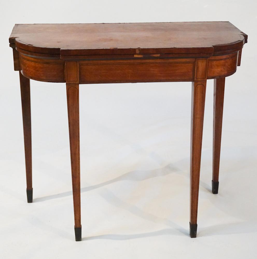 Southern Federal Inlaid Mahogany Games Table (1 of 3)