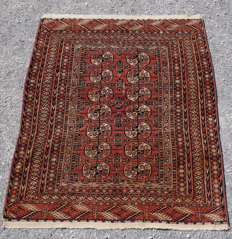Fine Antique Persian Turkoman Carpet (1 of 3)
