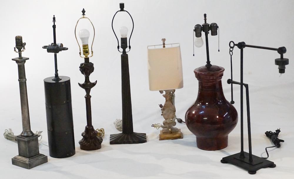Six Vintage & Modern Designer Table Lamps (1 of 4)