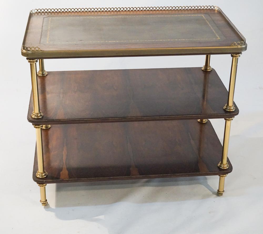 Very Fine Baker Rosewood Club Style Serving Tray (1 of 2)