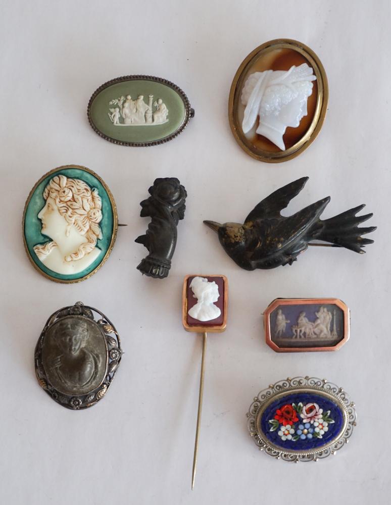 Collection Victorian Mourning & Other Brooches (1 of 1)