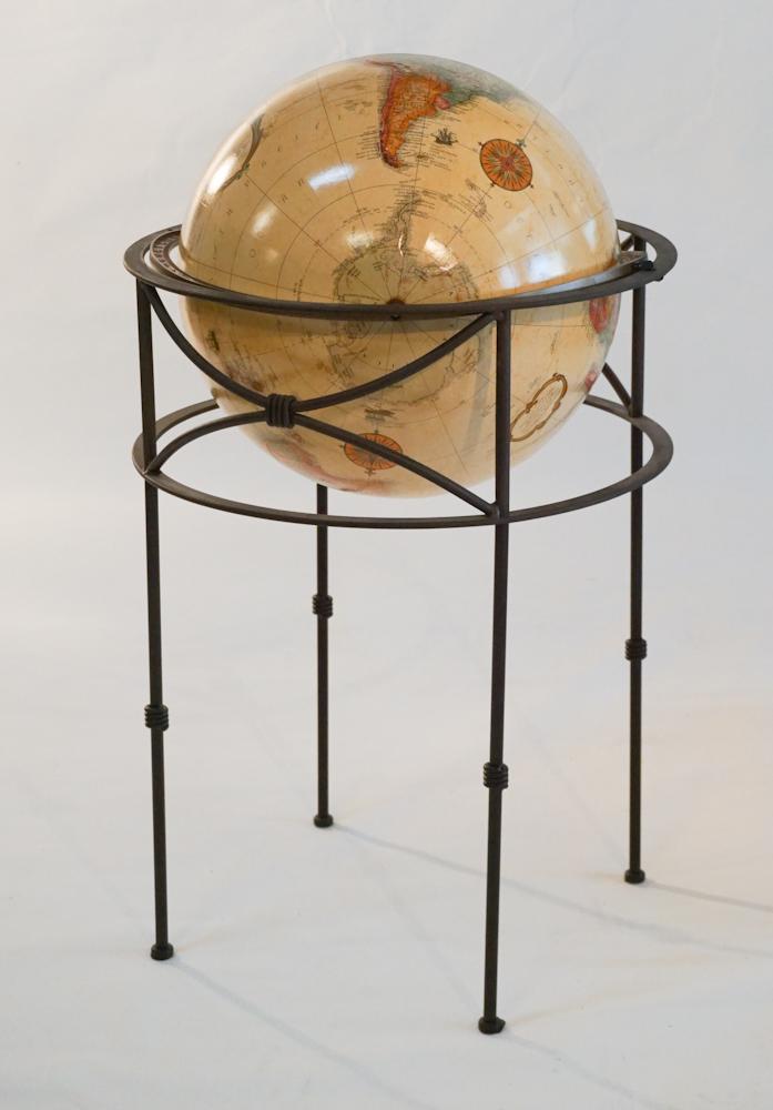 Mid Century Style Globe on Metal Stand by Replogle (1 of 2)
