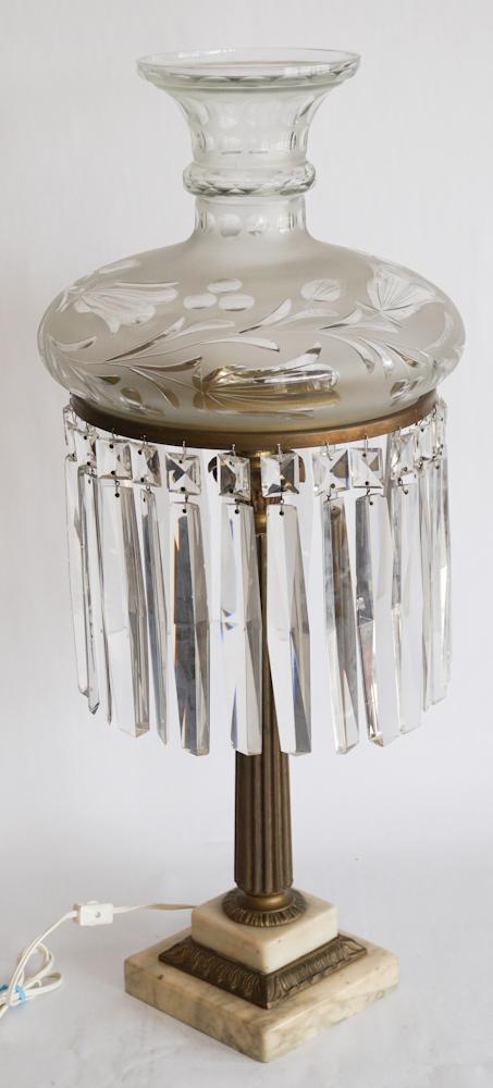 Large Antique American Classical Solar Lamp (1 of 4)