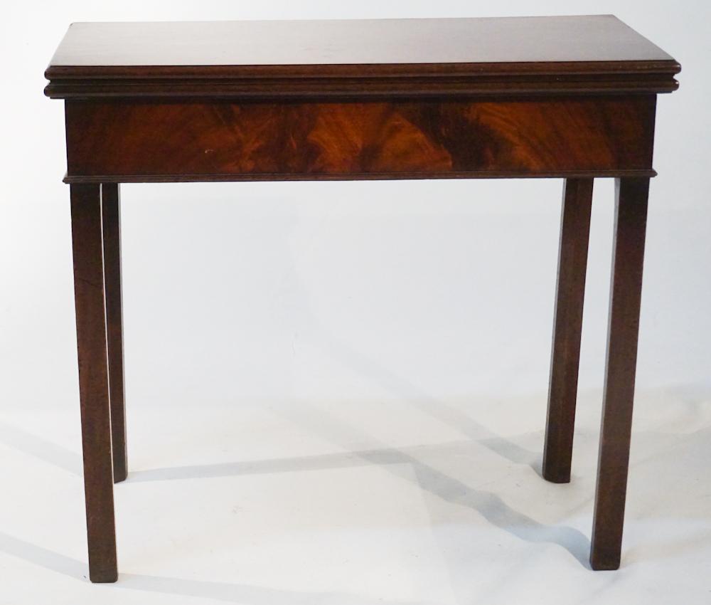 American Chippendale Mahogany Games Table (1 of 2)