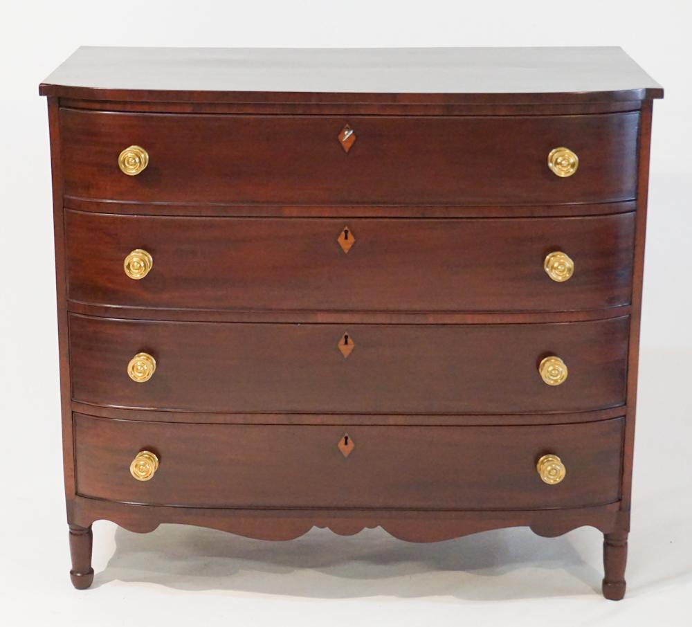 American Federal Mahogany Chest of Drawers (1 of 4)