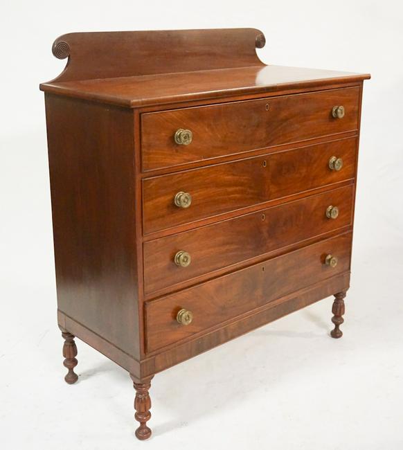 American Federal Mahogany Chest of Drawers (1 of 5)