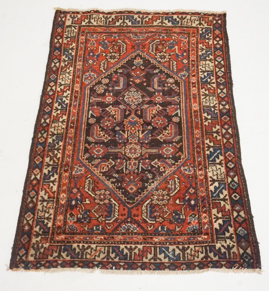 Antique Persian Tribal Carpet: Early 20th century L56 1/2" W37 1/2"