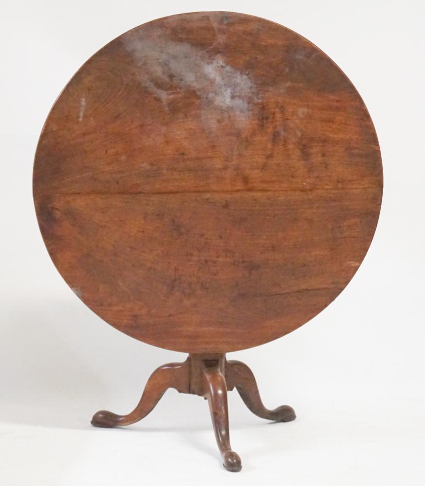 American Walnut Tilt Top Queen Anne Tea Table (1 of 6)