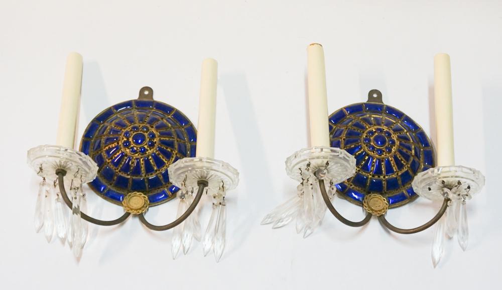 Pair Antique French RestorationPeriod Wall Sconces (1 of 2)