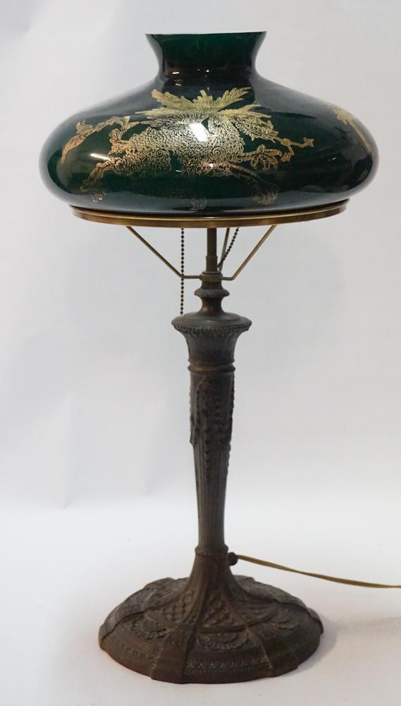 Handsome Club Style Deco Table Lamp (1 of 3)