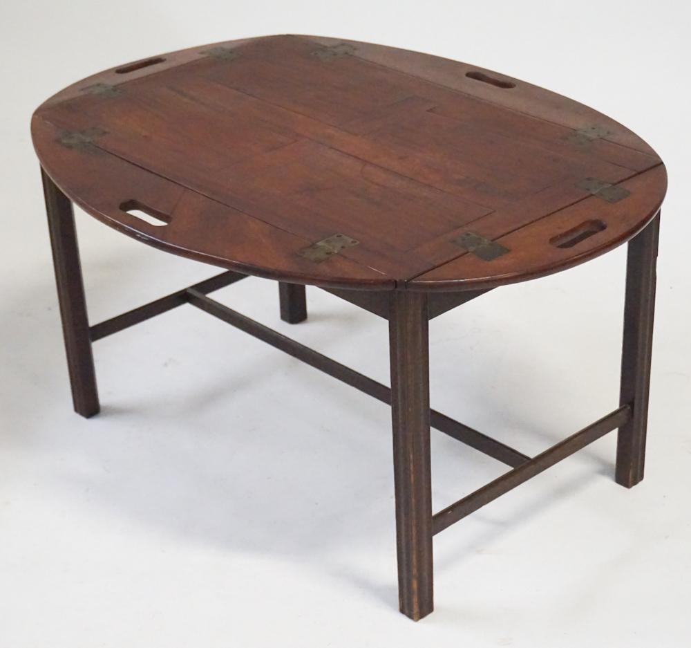 British George III Mahogany Butlers Tray Table (1 of 2)