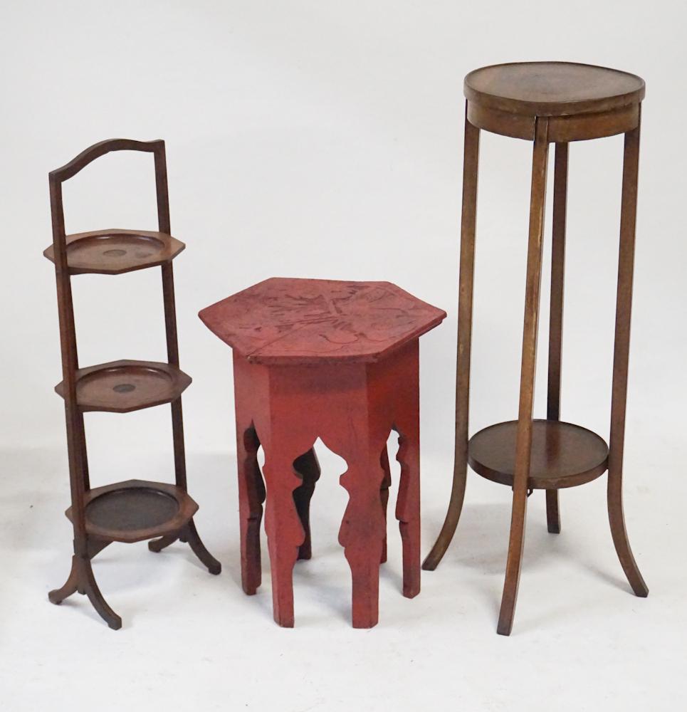 Group Three Antique or Vintage Side Tables (1 of 4)