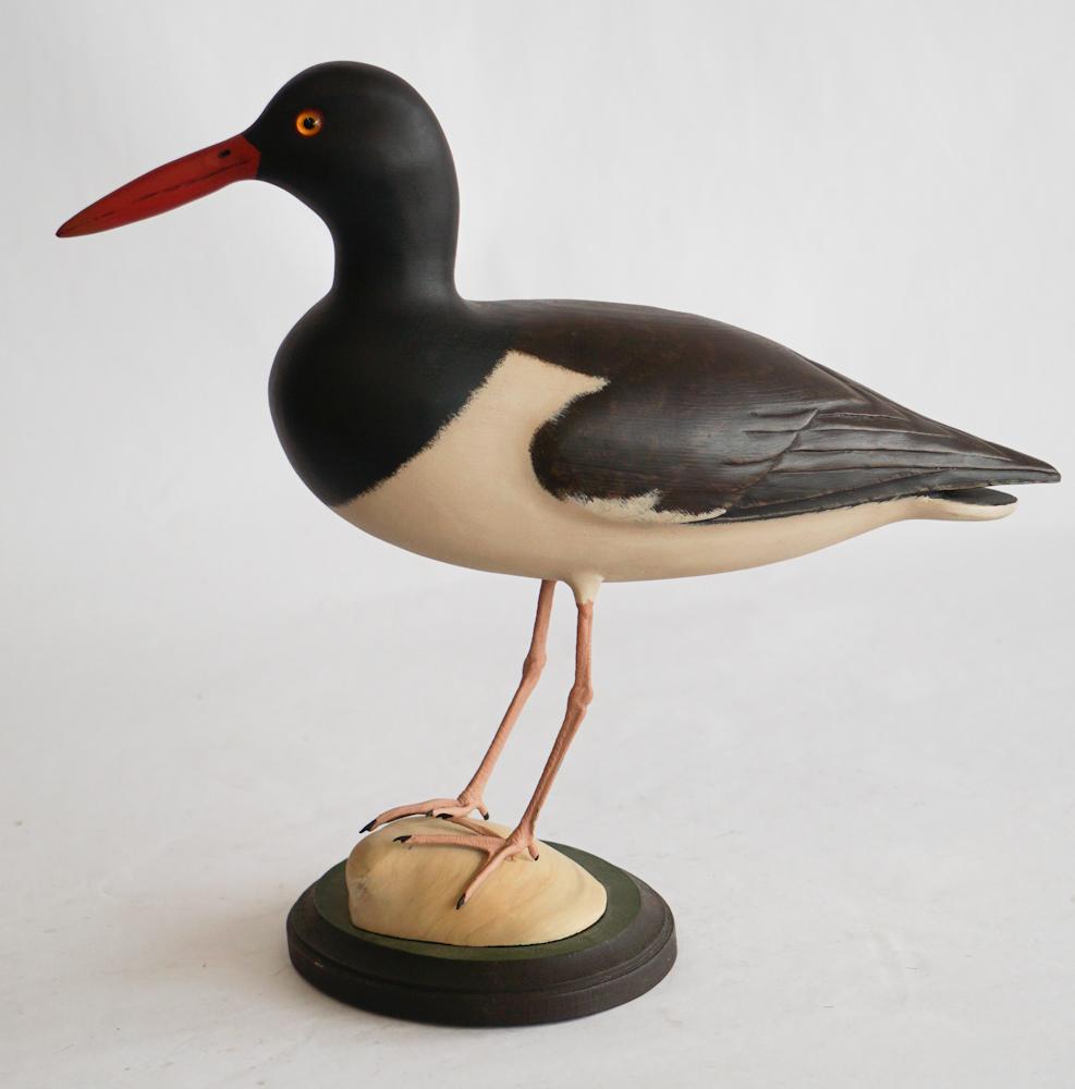 Hand Carved & Painted Oyster Catcher, Gleen Cooke (1 of 4)