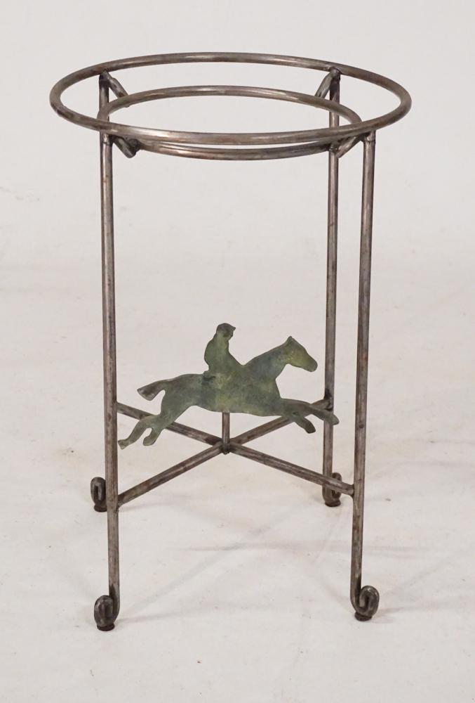 Vintage Iron Equine Theme Club Side Table Base (1 of 2)