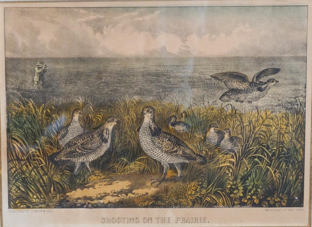 Original Currier and Ives Hand Tinted Print (1 of 1)