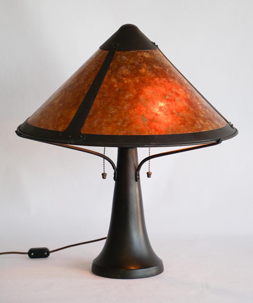 Arts & Crafts Style Lamp by Micalamp Company (1 of 2)
