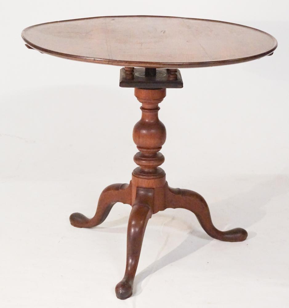 Fine Mahogany Queen Anne Tile Top Tea Table (1 of 4)