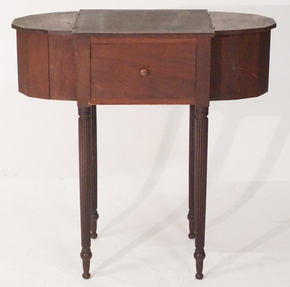 Colonial Revival Mahogany Sewing Stand (1 of 2)